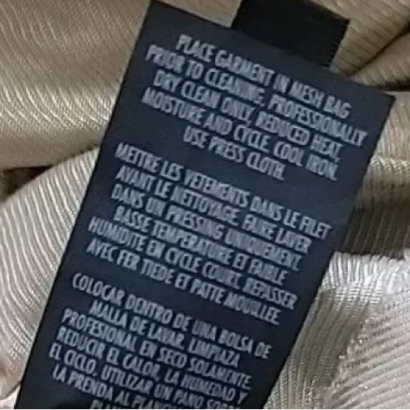 Donna Karan Sz US 4, GB 6 Ecru Silk Skirt - Picture 12 of 16